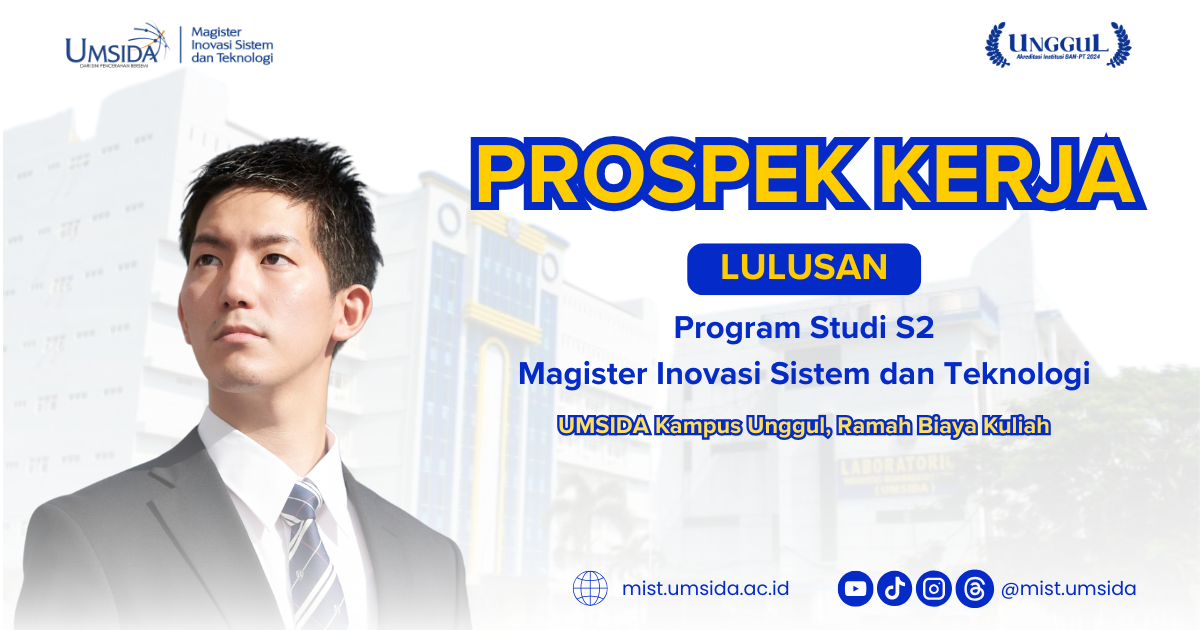 Prospek atau peluang kerja lulusan prodi s2 magister inovasi sistem dan teknologi